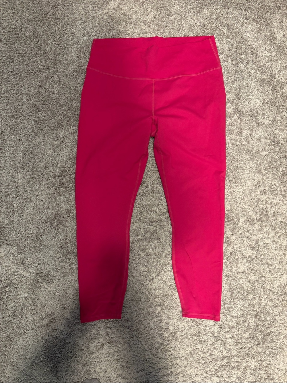 Fabletics Power Hold Vibrant Pink Stretch Leggings